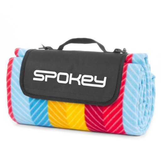 Складное пляжное одеяло для пикника с карманом 130Х150 Spokey GRAIN
