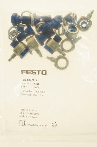 ZŁĄCZKA KĄTOWA FESTO 4136 LCK-1/8-PK-3 1/8-3