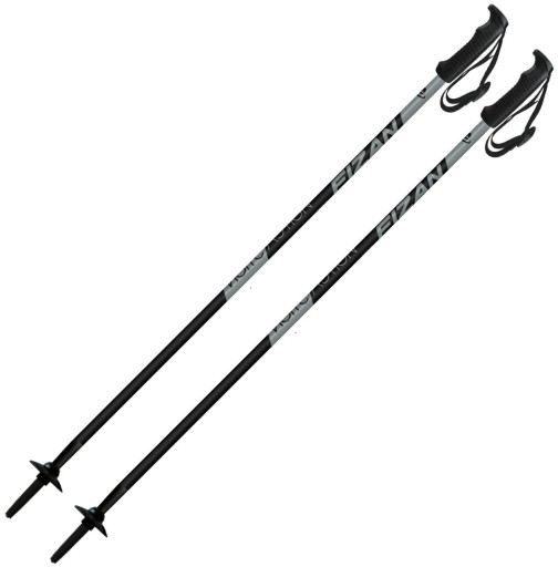 Fizan Action Ski Poles 130 см черные