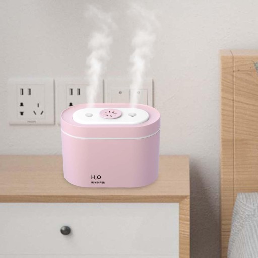 Увлажнитель воздуха с диффузором и светодиодной подсветкой Aroma Pink.