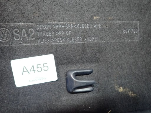ПОЛКА БАГАЖНИКА VW Golf V VI 1K6867769
