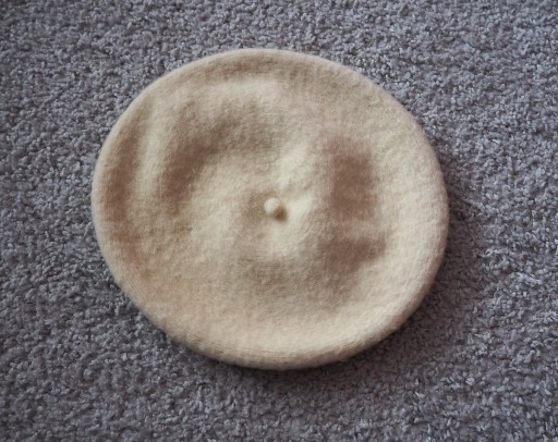 DAMSKI BERET WEŁNA R. UNIWERSALNY