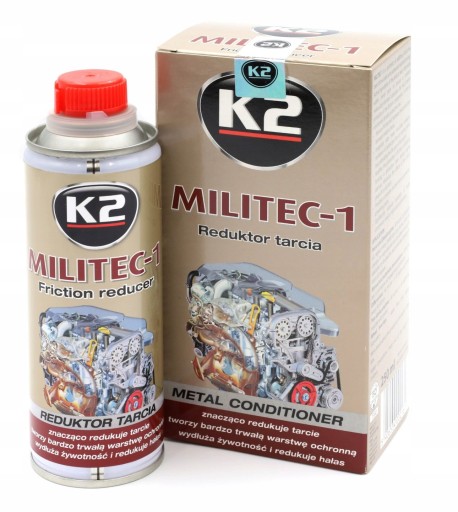 K2 MILITEC -1 ПРИСАДКА В МАСЛО, МАТЕРИАЛЬНАЯ ОТДЕЛКА