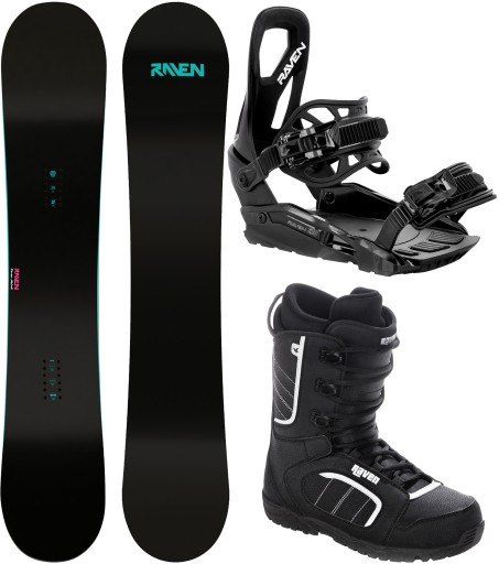 Комплект сноуборда RAVEN Pure Mint 139см + крепления S230 + ботинки Target