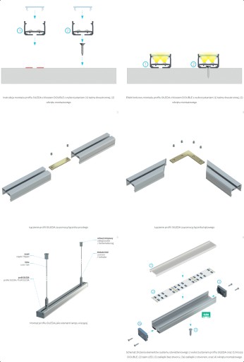Profil aluminiowy LUMINES SILEDA anodowany 2m