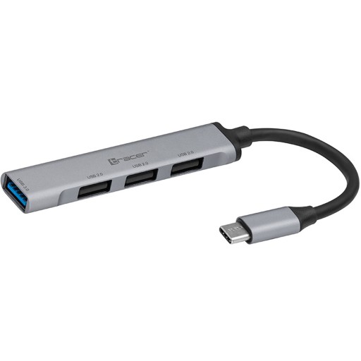 ХАБ USB 3.0 Tracer H40, 4 порта, USB-C