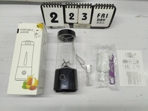 Blender Mocny Mikser Przenośny Turystyczny Bezprzewodowy Na USB Sokowirówka