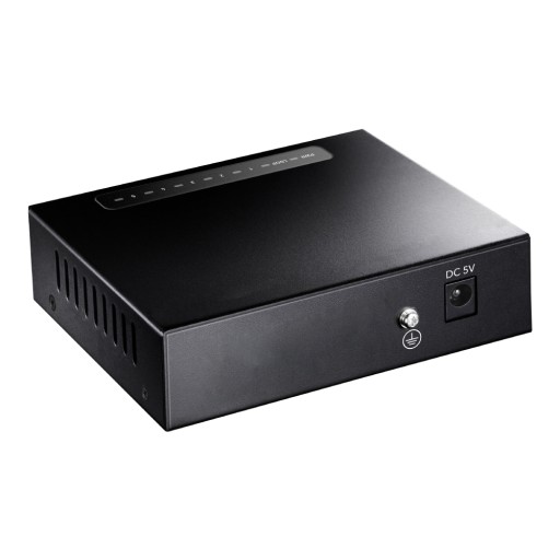 КОММУТАТОР LAN GS105 5 ГИГАБИТНЫХ ПОРТОВ 1000 МБ/с Металл
