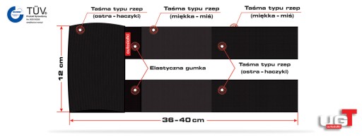 РУЧКА ОГНЕТУШИТЕЛЯ И КРЕПЛЕНИЕ НА ТРЕУГОЛЬНОЙ ЛЕНТЕ-ВЕЛКРО