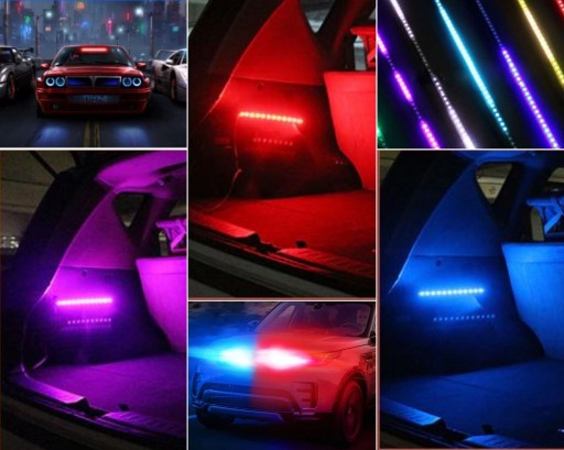 KNIGHT RIDER LED RGB CAR бесстрашный стробоскоп