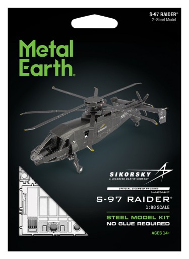 Модель сборки Metal Earth S-97 Raider