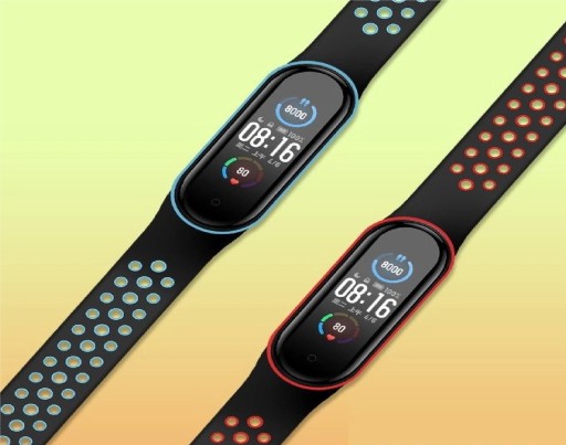РЕМЕНЬ ДЛЯ XIAOMI MI BAND 5 ПЕРФОРИРОВАННЫЙ