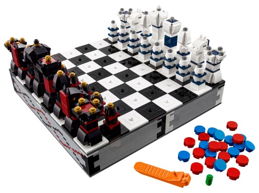 кирпичи Игра LEGO 40174 Chess Set Шахматы Шашки