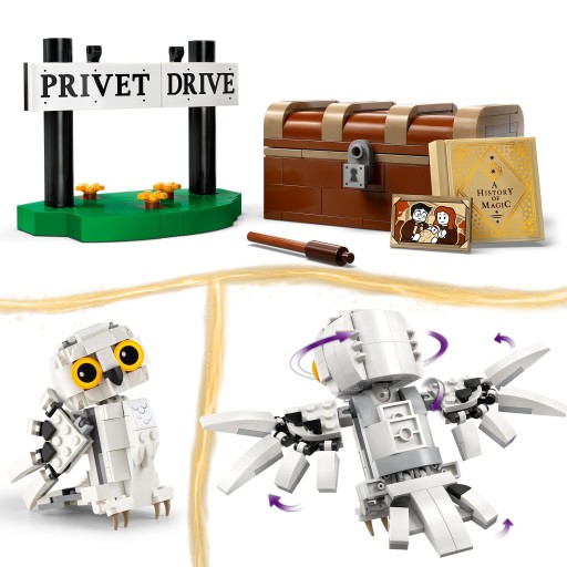 LEGO Harry Potter 76425 Хедвиг В гостях у ул. Тисовый проезд 4 7+ 337 шт.