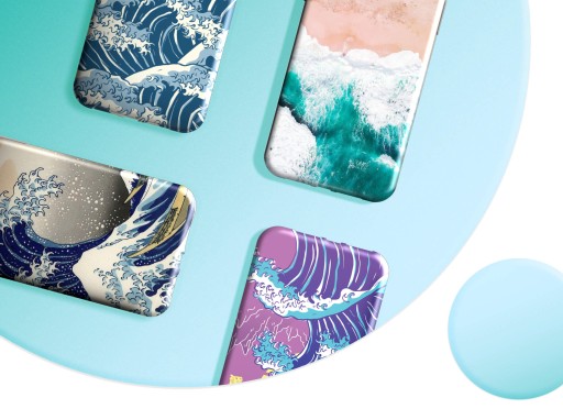 ETUI DO XIAOMI REDMI NOTE 8 PRO WZORY MORZE FALE WODA AQUA OBUDOWA CASE