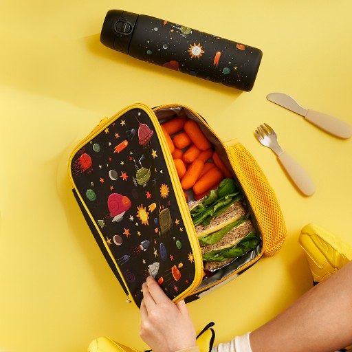 ТЕРМАЛЬНАЯ СУМКА ДЛЯ ОБЕДА LUNCH BOX БОЛЬШАЯ СУМКА ДЛЯ ОБЕДА SPACE PLANET ION8