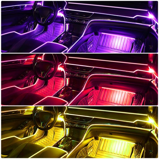Светодиодная лента RGB NEON для салона автомобиля CARS