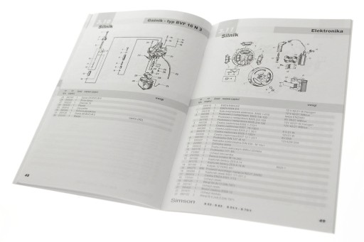 Каталог запчастей Simson S51, сервисная книжка