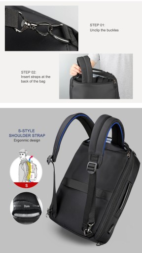 Plecak-Torba na laptopa T-B3639 15,6