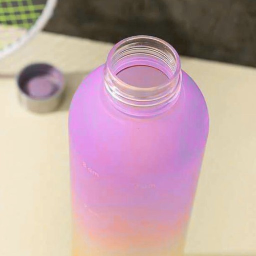БУТЫЛКА ДЛЯ ВОДЫ СПОРТИВНАЯ БУТЫЛКА С МЕРКОЙ ДЛЯ ФИТНЕС-ЗАЛОВ 1Л