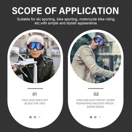 Wiatroszczelne okulary Eye Motor Scooter