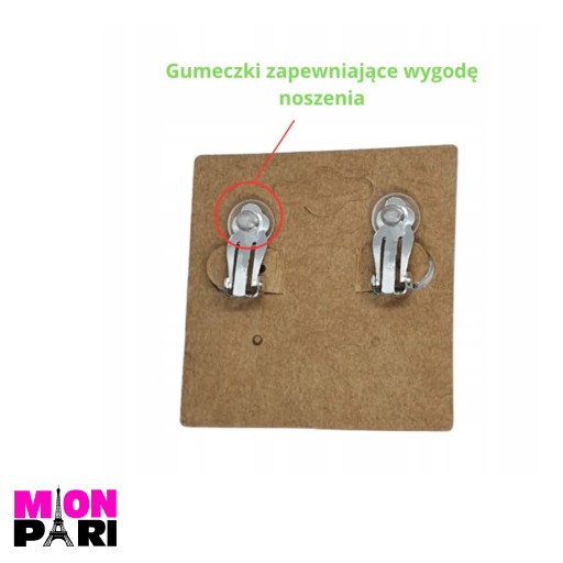 klipsy kolczyki dzieci dziewczynki biżuteria okazje przyjęcia Gwiazdki