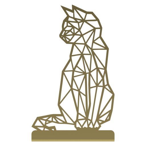 Золотая подставка для книг LOFT CAT, красивое оформление.