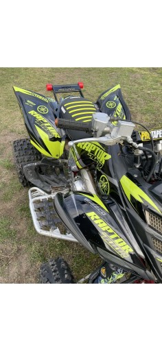 ПОРУЧКА БАМПЕР ЗАДНИЙ БАМПЕР Yamaha Raptor 700 700R НАДПИСИ по бокам и по центру