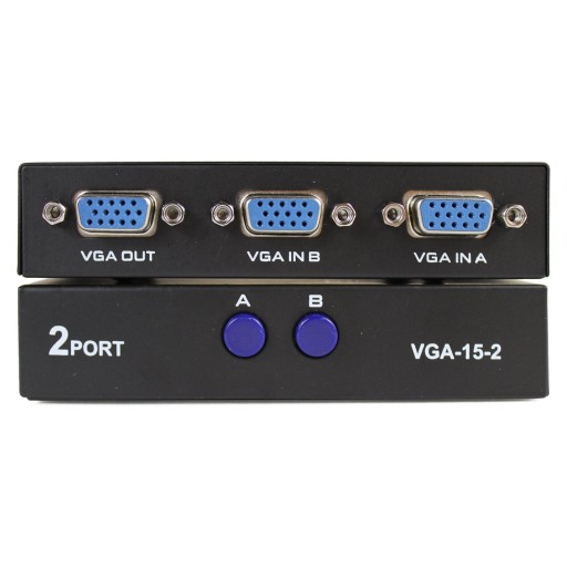 Переключатель VGA 2 монитора x 1 FullHD