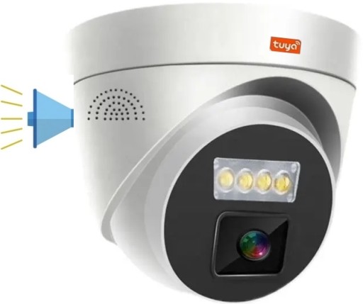 НАРУЖНАЯ КАМЕРА МОНИТОРИНГА PoE WiFi 5Mpx HD TUYA