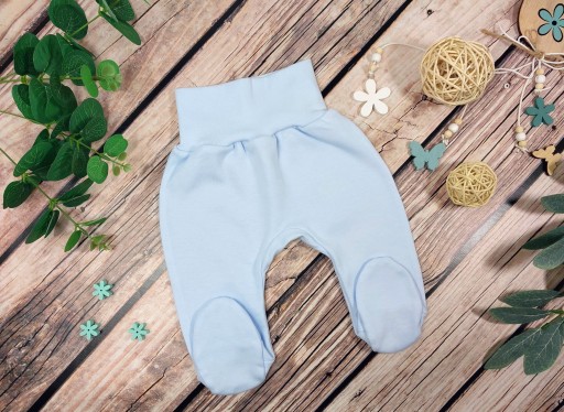PÓŁŚPIOCHY BEZUCISKOWE r.68 BABY BLUE /31/