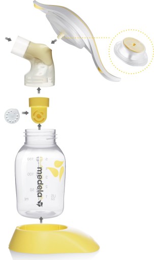 Молокоотсос Medela Harmony Flex, двухфазный ручной молокоотсос