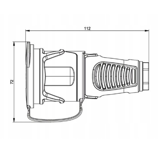 Przedłużacz polwinitowy H05VV-F 3x1,5 OWY PVC 10m