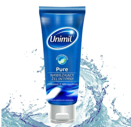 UNIMIL Pure интенсивно увлажняющий гель для интимной гигиены