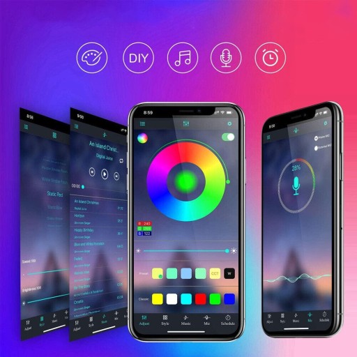 Светодиодные ленты ИНТЕРЬЕР АВТОМОБИЛЯ Лента для салона автомобиля 12В RGB