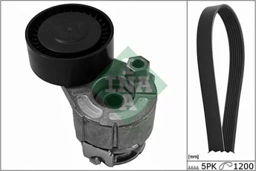 INA NAPINACZ+PASEK NISSAN ALMERA II N16 1.5 DCI