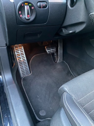 Хромированные накладки на педали Seat Leon 2 2005 - 2012 гг.