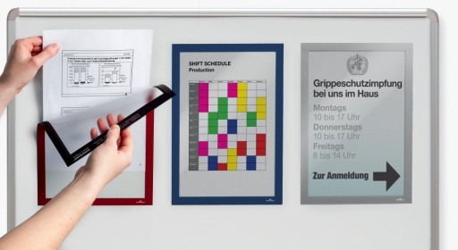 15 x Ramka magnetyczna A3 srebrna plakatowa informacyjna Durable Magnetic