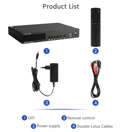KGUSS U01 ES9038Q2M Bluetooth-декодер цифрового воспроизведения