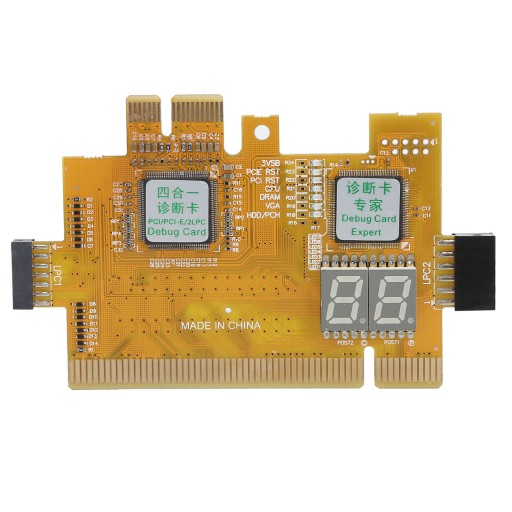 Настольная диагностическая карта PCI PCIE 2LPC 4-в-1