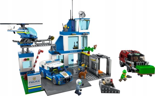 LEGO CITY (60316) НАБОР «ШТАБ-КВАРТИРА ПОЛИЦЕЙСКОГО УЧАСТКА» «ГОРОДСКИЕ БЛОКИ»