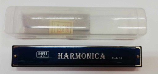 Harmonijka ustna dwurzędowa HD-24 BLUE 'C'