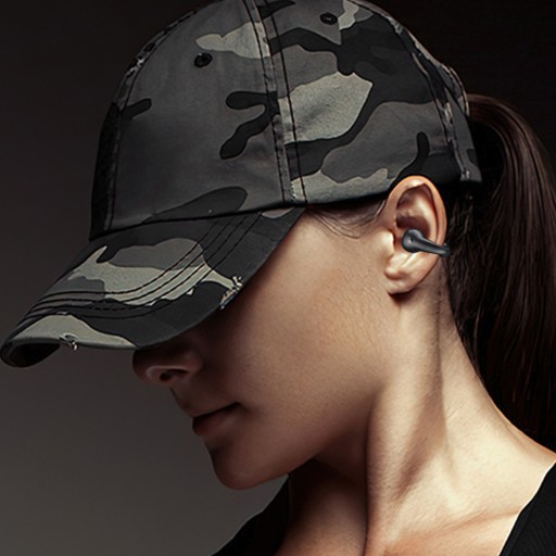 Наушники Bluetooth с костной проводимостью, интеллектуальное открытое ухо, интеллектуальный цифровой дисплей, эргономика