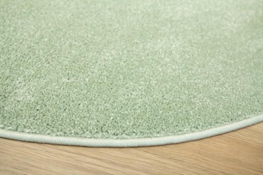 DYWAN OKRĄGŁY JEDNOLITY PISTACJOWY DO POKOJU DZIECIĘCEGO LIMA śr. 120 cm