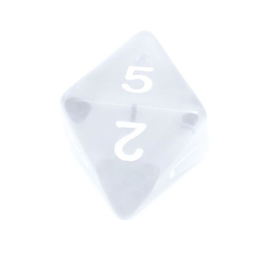 Игральные кости REBEL D8, 8 граней, кристально-прозрачные