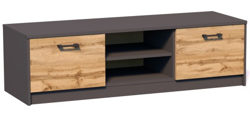 Шкаф, тумба под телевизор, полка K029 GRAPHITE-WOTAN 120 см