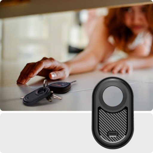 Чехол для Galaxy SmartTag 2, Spigen Rugged, чехол с брелоком на булавке