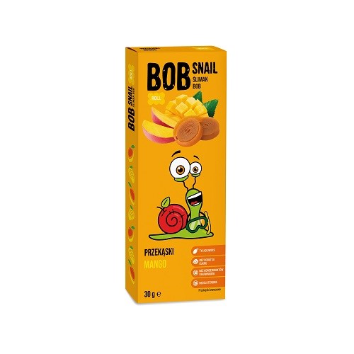 Ślimak mango BOB SNAIL 30g. egzotyczny smak exotic przekąska owocowa