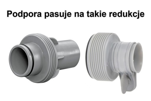 2x PODPORA RUR BASENOWYCH do BASENU INTEX BESTWAY na ADAPTER REDUKCJĘ 32x38