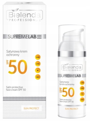 BIELENDA SUPREMELAB SATIN ЗАЩИТНЫЙ СОЛНЦЕЗАЩИТНЫЙ КРЕМ SPF50 UVA UVB IR HEV